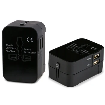 New White Black Pink Blue Green 2.1A 2USB AU US UK EU Multifunction Universal Travel Plug Adapter AC Power USB Charger Converter
New White Black Pink Blue Green 2.1A 2USB AU US UK EU Multifunction Universal Travel Plug Adapter AC Power USB Charger Converter