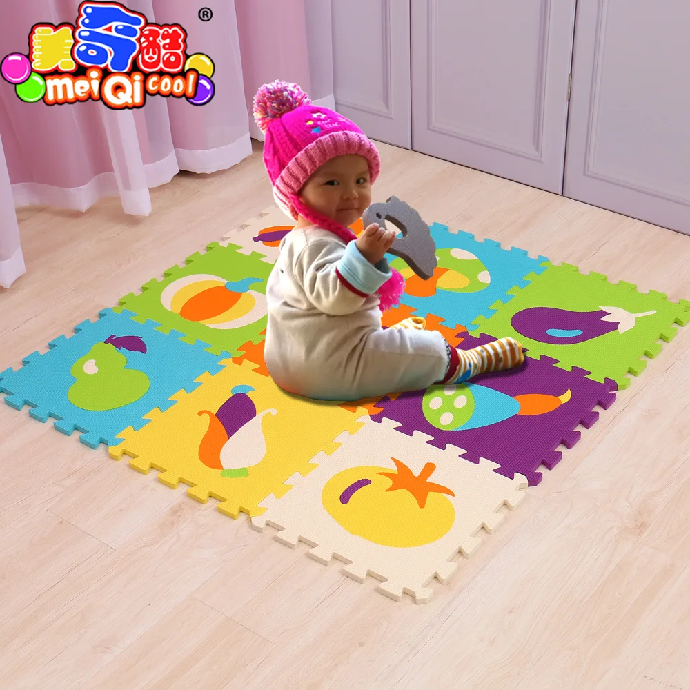 mei qi cool High quality 30*30cm Puzzle Carpet Baby Play Mat Floor Puzzle Mat EVA Children Foam Carpet Mosaic floor vegetables
mei qi cool High quality 30*30cm Puzzle Carpet Baby Play Mat Floor Puzzle Mat EVA Children Foam Carpet Mosaic floor vegetables