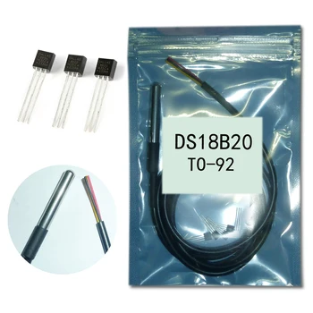 5pcs DS18b20 TO92 +2pcs 1M DS18B20 Temperature Sensor Waterproof Stainless Steel Package For arduino 18B20 Temperature Sensors
5pcs DS18b20 TO92 +2pcs 1M DS18B20 Temperature Sensor Waterproof Stainless Steel Package For arduino 18B20 Temperature Sensors