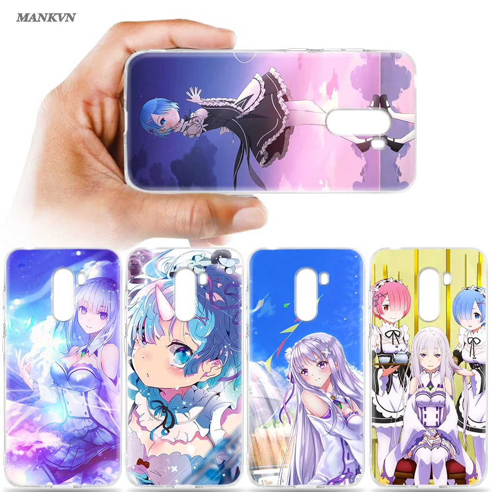 Anime Rem Re Zero Emilia Cover Case for Xiaomi Mi A2 8 Lite Rubber Coque for Redmi A1 S2 6 6A Note 4X 4 5 6 Pro Plus Poco F1
Anime Rem Re Zero Emilia Cover Case for Xiaomi Mi A2 8 Lite Rubber Coque for Redmi A1 S2 6 6A Note 4X 4 5 6 Pro Plus Poco F1