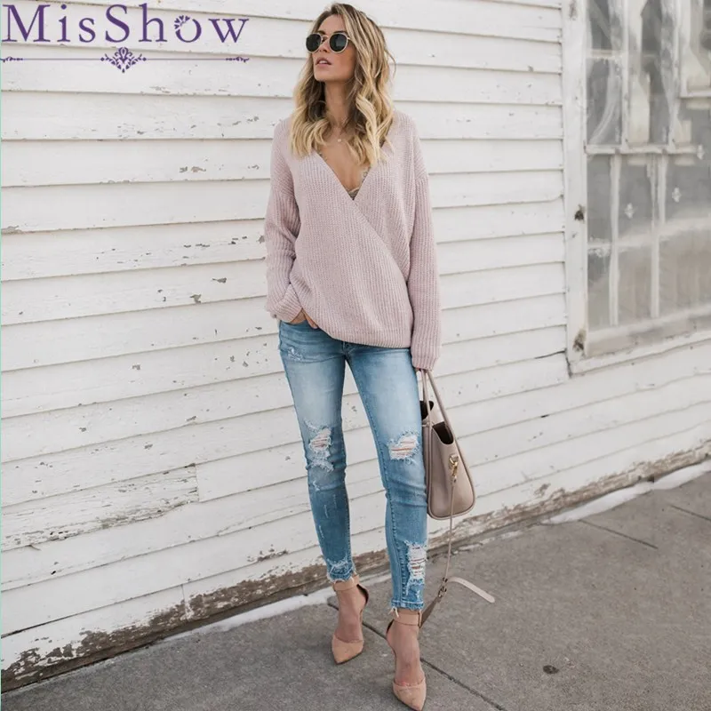 Sexy Open Back Women Sweater Autumn O Neck Long Sleeve Pullovers Pink Color Casual Knitting Sweater Female Tops Jumper
Sexy Open Back Women Sweater Autumn O Neck Long Sleeve Pullovers Pink Color Casual Knitting Sweater Female Tops Jumper