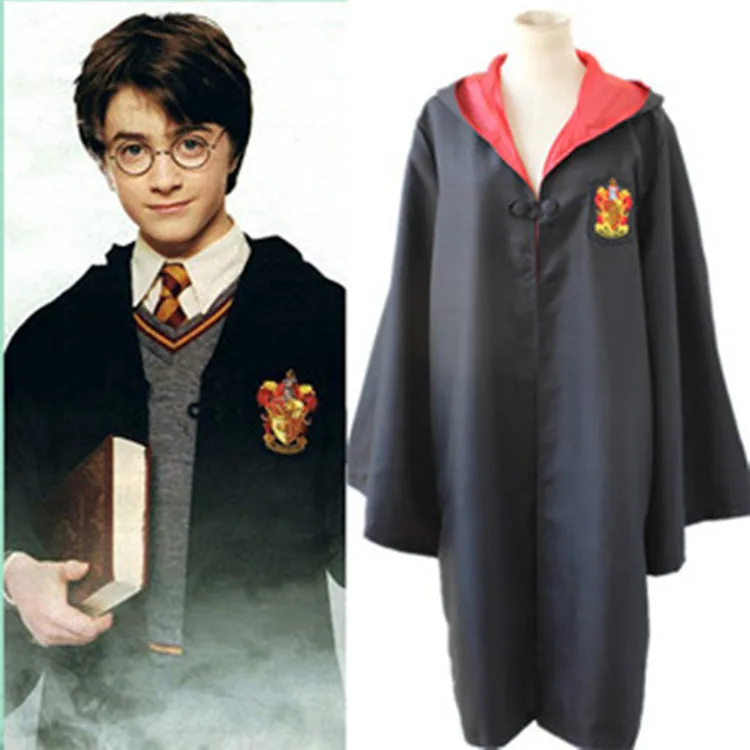 Cosplay Costume Robe Cloak with Tie Scarf Ravenclaw Gryffindor Hufflepuff Slytherin for Adult Kids for Harri Potter Cosplay
Cosplay Costume Robe Cloak with Tie Scarf Ravenclaw Gryffindor Hufflepuff Slytherin for Adult Kids for Harri Potter Cosplay