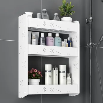 Toilet makeup toiletries storage rack Bathroom bathroom rack wall hanging punch-free storage rack LM12271039
Toilet makeup toiletries storage rack Bathroom bathroom rack wall hanging punch-free storage rack LM12271039