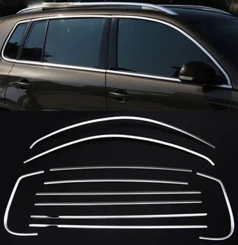 10X Full Window Pillars Sill Molding Trim Exactly Fitted ForVW Tiguan 2010-2015 
10X Full Window Pillars Sill Molding Trim Exactly Fitted ForVW Tiguan 2010-2015