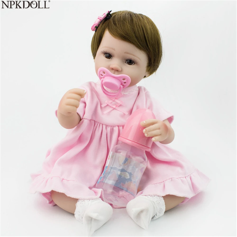 NPKDOLL 40cm Silicone Reborn Dolls Babie Girls Toys Price Stuffed Doll Plush lovely Birthday Gift toys educational 16 Inch
NPKDOLL 40cm Silicone Reborn Dolls Babie Girls Toys Price Stuffed Doll Plush lovely Birthday Gift toys educational 16 Inch