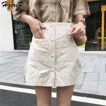 HziriP Summer New Arrival Single Breasted 2019 Women High Elastic Waist Fresh All-Match Simple Shorts Large Size 2 Colors
HziriP Summer New Arrival Single Breasted 2019 Women High Elastic Waist Fresh All-Match Simple Shorts Large Size 2 Colors
