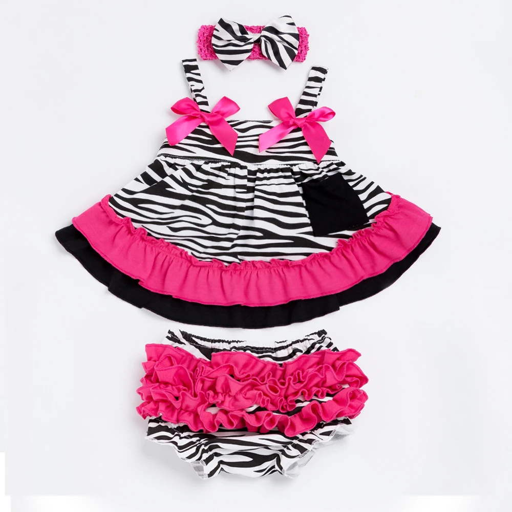 Newborn Swing Sling Baby Clothing Set Beach Wear Infant Cotton Ruffles Top+Zebra Bloomer Retail 2017 Summer Children Costume
Newborn Swing Sling Baby Clothing Set Beach Wear Infant Cotton Ruffles Top+Zebra Bloomer Retail 2017 Summer Children Costume