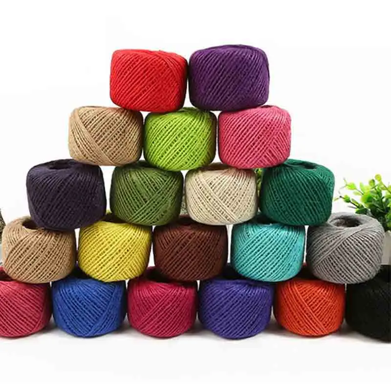 50 Meters Colorful Decoration Hemp Rope 2mm Handmade Linen Thread Cords Materials Craft Jute Strings DIY Jewelry Making Supplier
50 Meters Colorful Decoration Hemp Rope 2mm Handmade Linen Thread Cords Materials Craft Jute Strings DIY Jewelry Making Supplier