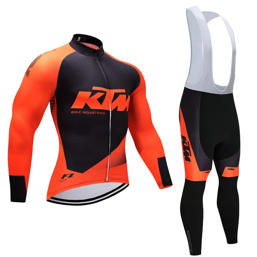Winter 2018 Orange KTM Cycling team JERSEY Bike Pants set mens Ropa Ciclismo Thermal fleece Bicycle clothing Long Cycling wear
Winter 2018 Orange KTM Cycling team JERSEY Bike Pants set mens Ropa Ciclismo Thermal fleece Bicycle clothing Long Cycling wear