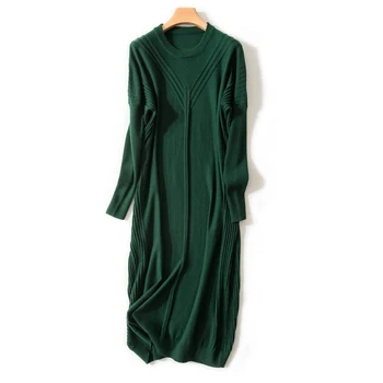 Cashmere Wool Knitted Women Vintage Dress Long Sleeve Loose Sweater Dresses Female Vestidos Women Clothes 2019 Fashion Plus Size
Cashmere Wool Knitted Women Vintage Dress Long Sleeve Loose Sweater Dresses Female Vestidos Women Clothes 2019 Fashion Plus Size