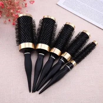 Professional Hair Brush Comb Salon Round Hairbrush Curling Hair Comb Hairdressing Heat Resistant Hairbrushes Styling Accessories
Professional Hair Brush Comb Salon Round Hairbrush Curling Hair Comb Hairdressing Heat Resistant Hairbrushes Styling Accessories