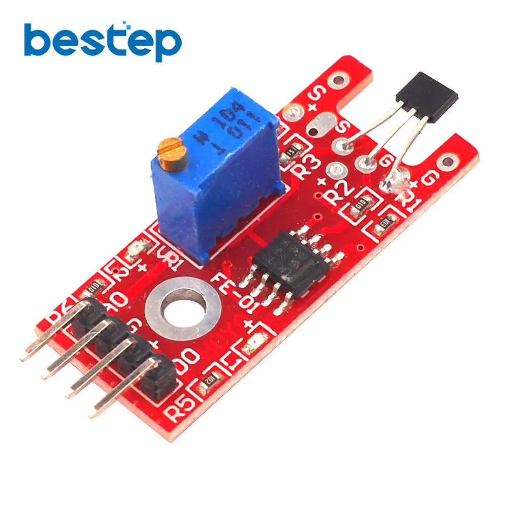 4pin KY-024 Linear Magnetic Hall Switches Speed Counting Sensor Module for arduino DIY Kit
4pin KY-024 Linear Magnetic Hall Switches Speed Counting Sensor Module for arduino DIY Kit