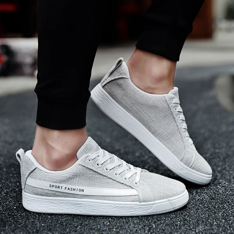 2019 fashion men's vulcanized shoes sports shoes men's tie casual shoes breathable canvas shoes skate shoes flat shoes
2019 fashion men's vulcanized shoes sports shoes men's tie casual shoes breathable canvas shoes skate shoes flat shoes