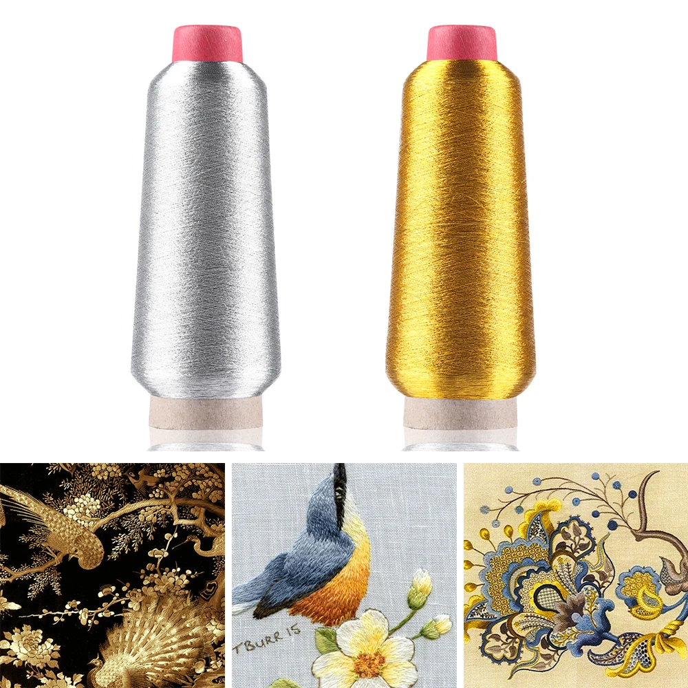 1Roll DIY Gold/Silver Embroidery Threads Computer Cross-stitch Thread 3000M Sewing Thread Line Textile Metallic Yarn Woven Line
1Roll DIY Gold/Silver Embroidery Threads Computer Cross-stitch Thread 3000M Sewing Thread Line Textile Metallic Yarn Woven Line