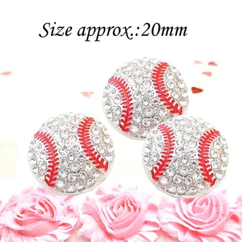 20mm Baseball Rhinestone with shank Sport button for flower center 50pcs RMM078
20mm Baseball Rhinestone with shank Sport button for flower center 50pcs RMM078
