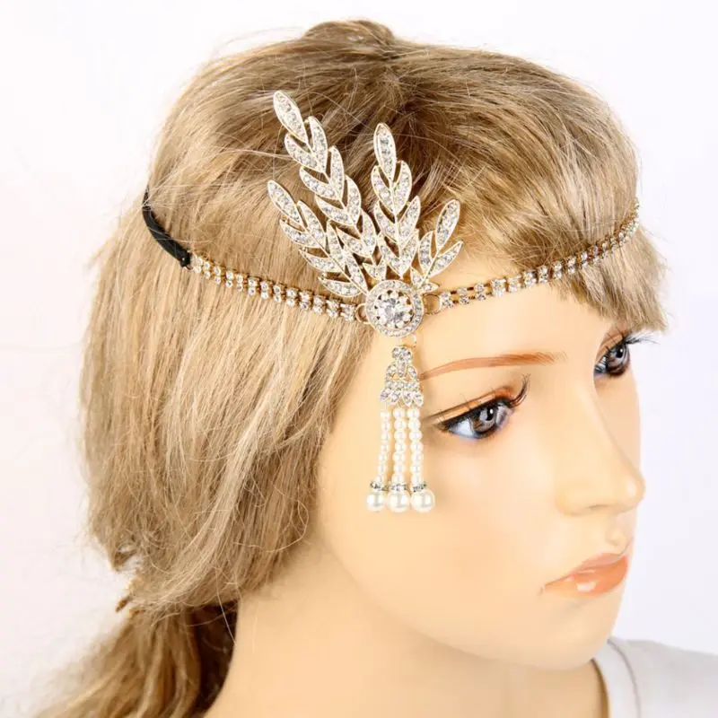 Women Lady Vintage 1920s Headband Headwear Decor Hair Accessories Female 2019 Rhinestone Pearl Party Headband
Women Lady Vintage 1920s Headband Headwear Decor Hair Accessories Female 2019 Rhinestone Pearl Party Headband