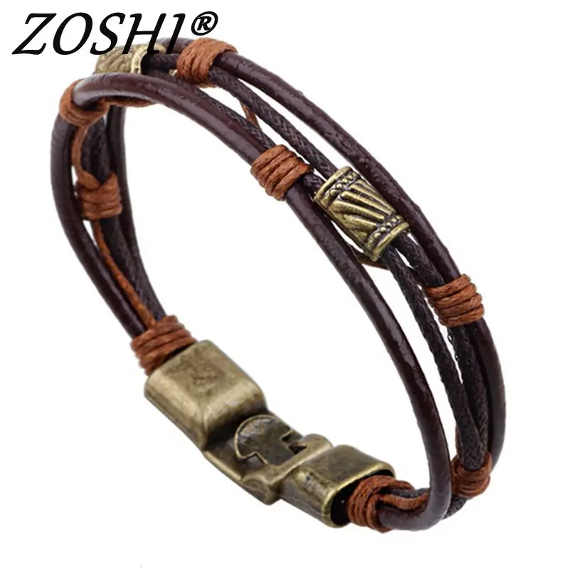 Fashion Male Jewelry Braided Leather Bracelet Handmade Bracelet Bronze Stainless Steel Magnetic Clasps Men Wrist Band Gifts
Fashion Male Jewelry Braided Leather Bracelet Handmade Bracelet Bronze Stainless Steel Magnetic Clasps Men Wrist Band Gifts