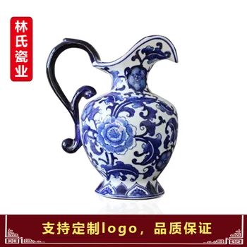 nordic decoration Jingdezhen Ceramics New Chinese Blue White Tie-twisted Branches with Dairy Porcelain Vase and Flower Ornaments
nordic decoration Jingdezhen Ceramics New Chinese Blue White Tie-twisted Branches with Dairy Porcelain Vase and Flower Ornaments