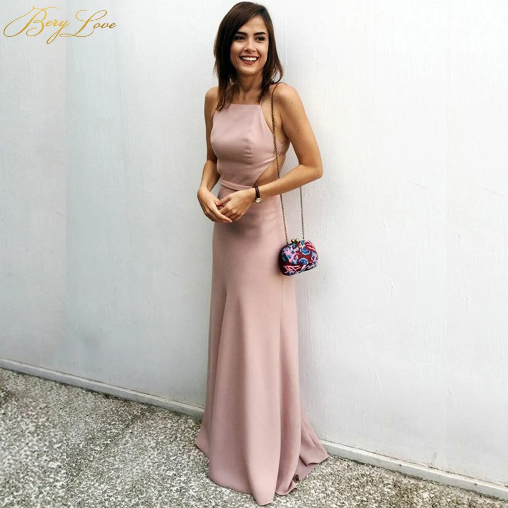 BeryLove Sexy Dirty Pink Blush Mermaid Evening Dresses 2019 Long Backless Formal Evening Gowns Women Prom Dress Robe De Soiree
BeryLove Sexy Dirty Pink Blush Mermaid Evening Dresses 2019 Long Backless Formal Evening Gowns Women Prom Dress Robe De Soiree