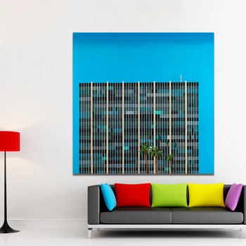 HDARTISAN Canvas Art Landscape Painting David Hockney Building Savings and Loan Wall Pictures For Living Room Home Decor
HDARTISAN Canvas Art Landscape Painting David Hockney Building Savings and Loan Wall Pictures For Living Room Home Decor