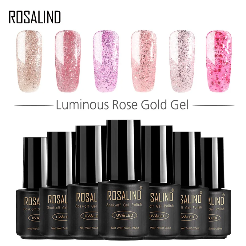 ROSALIND Gel Polish Luminous Rose Gold Gel Primer Nails 1S Soak off Semi Permanent Varnish Deisgned For Nail Art Beauty
ROSALIND Gel Polish Luminous Rose Gold Gel Primer Nails 1S Soak off Semi Permanent Varnish Deisgned For Nail Art Beauty