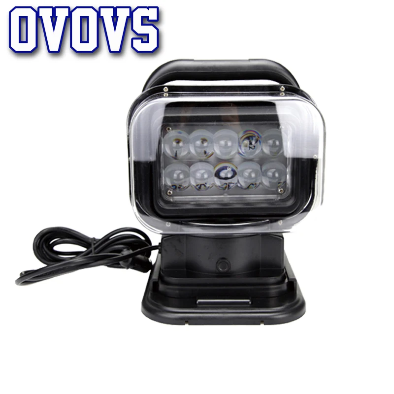 Led searchlight tractor 360 degree 7" 50w 12/24v waterproof with remote control spotlight for Off road truck 4x4 boats ATV 1PCS
Led searchlight tractor 360 degree 7" 50w 12/24v waterproof with remote control spotlight for Off road truck 4x4 boats ATV 1PCS