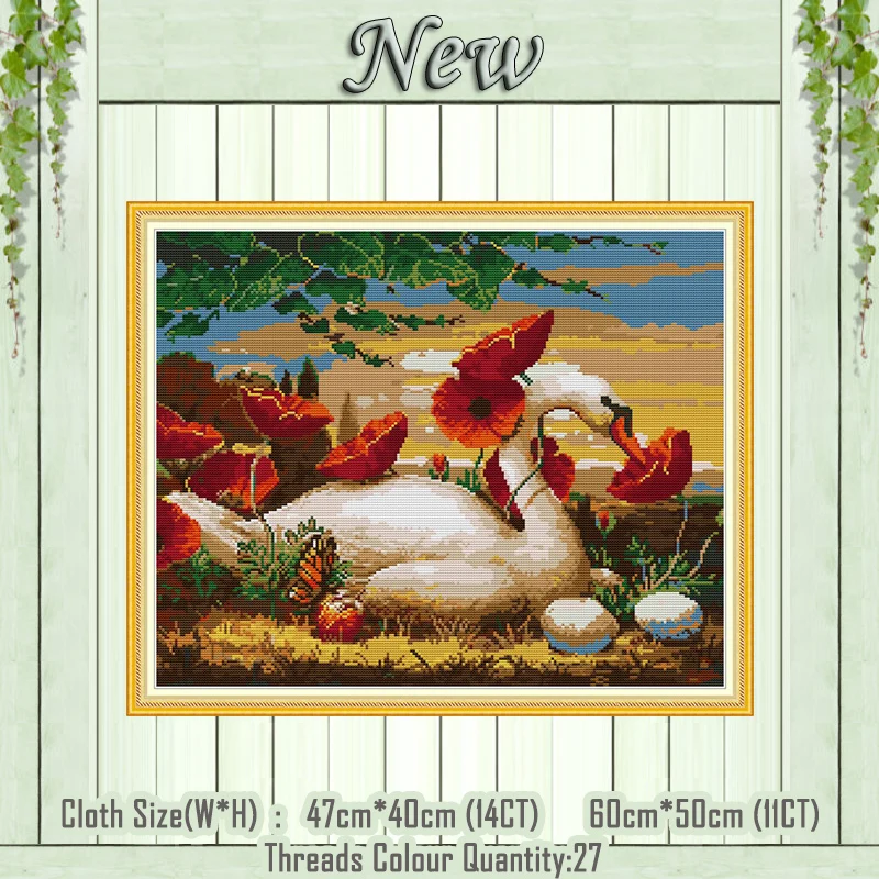 Swans among the flowers home decor painting counted printed on canvas DMC 11CT 14CT kits Cross Stitch embroidery needlework Sets
Swans among the flowers home decor painting counted printed on canvas DMC 11CT 14CT kits Cross Stitch embroidery needlework Sets
