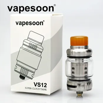 VapeSoon VS12 Tank Atomizer 28mm 8ml 510 thread E-Cig vape Tank with random color 810 drip tip support 30-70w for vapor
VapeSoon VS12 Tank Atomizer 28mm 8ml 510 thread E-Cig vape Tank with random color 810 drip tip support 30-70w for vapor