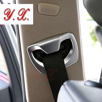 For BMW Interior Mouldings Chrome ABS Seat Belts cover sticker decoration for BMW F10 F18 5 series Accessories
For BMW Interior Mouldings Chrome ABS Seat Belts cover sticker decoration for BMW F10 F18 5 series Accessories
