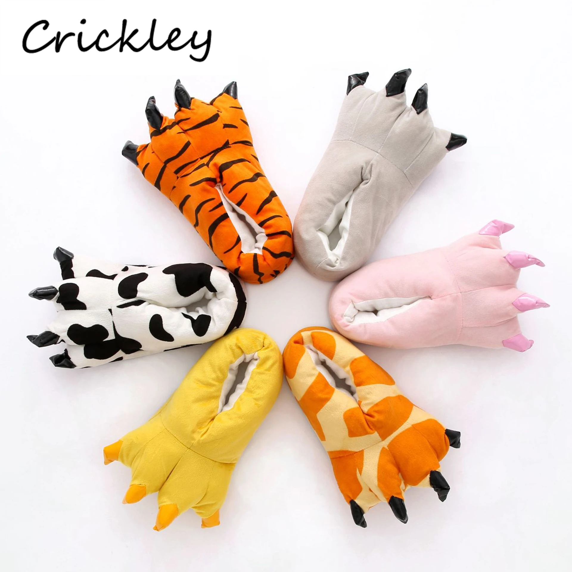 Winter Kids Slippers Keep Warm Animal Paw Slippers for Boys Girls Tiger Dinosaur Zebra Prints Indoor Children Home Slippers
Winter Kids Slippers Keep Warm Animal Paw Slippers for Boys Girls Tiger Dinosaur Zebra Prints Indoor Children Home Slippers