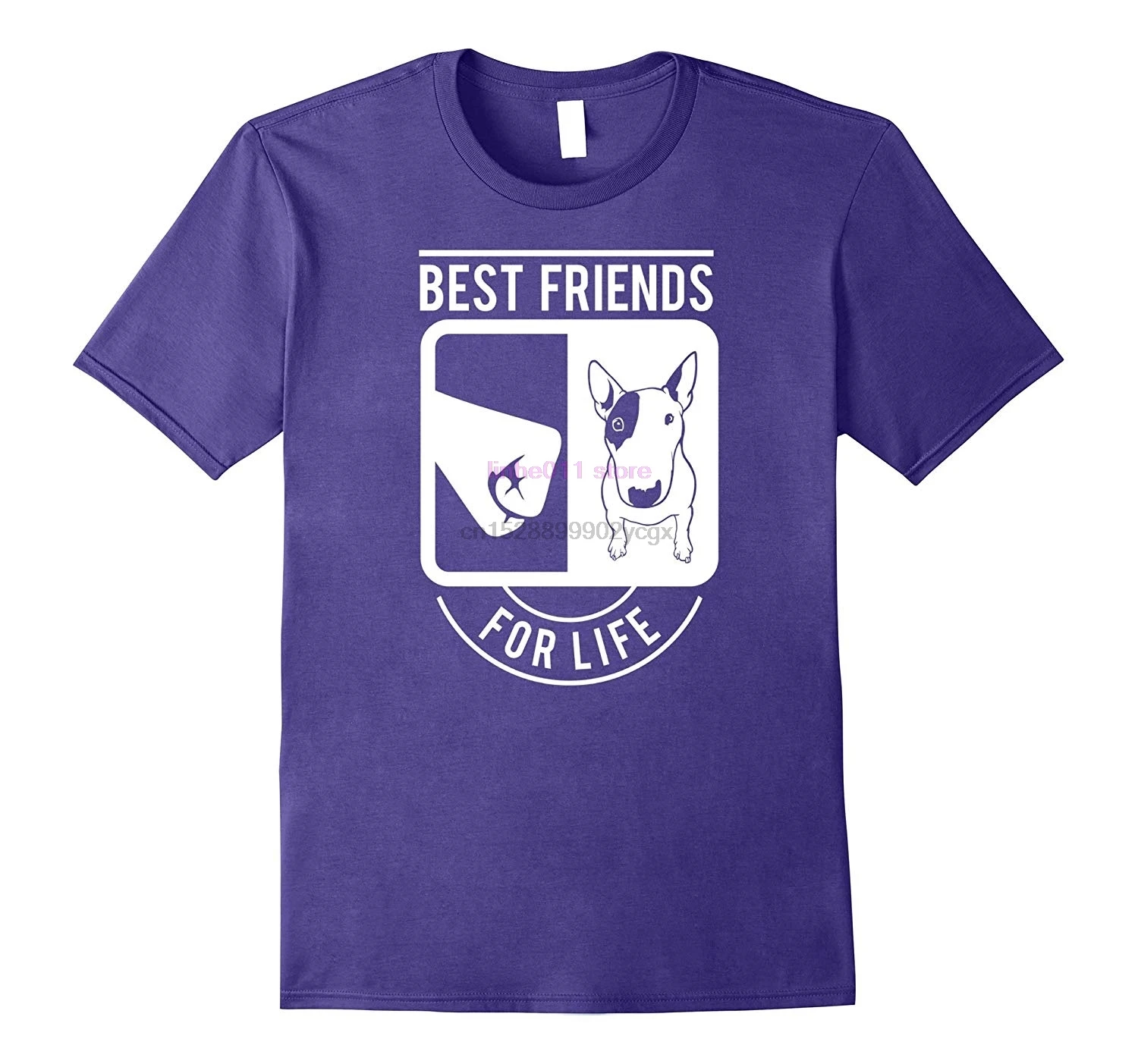 GILDAN new men shirt Best Friends for Life Bull Terrier Bullterrier