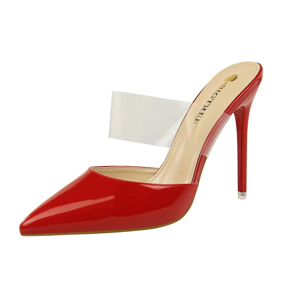 BIGTREE 2019 Spring Women Pumps PVC Clear Strap High Heels Cut Out Pointy Toe Transparent Sandals Mules Fashion Woman Slides
BIGTREE 2019 Spring Women Pumps PVC Clear Strap High Heels Cut Out Pointy Toe Transparent Sandals Mules Fashion Woman Slides