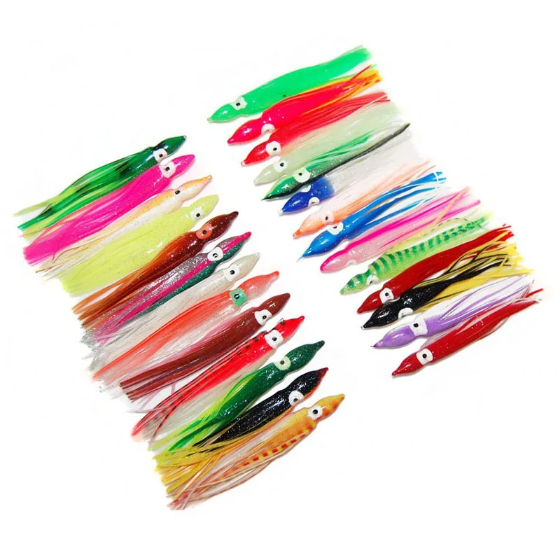 50pcs 9cm Mixed Color Soft Silicone Fishing Lures Plastic Octopus Squid Skirt Fishing Lure Saltwater Octopus Bait For Fishing
50pcs 9cm Mixed Color Soft Silicone Fishing Lures Plastic Octopus Squid Skirt Fishing Lure Saltwater Octopus Bait For Fishing
