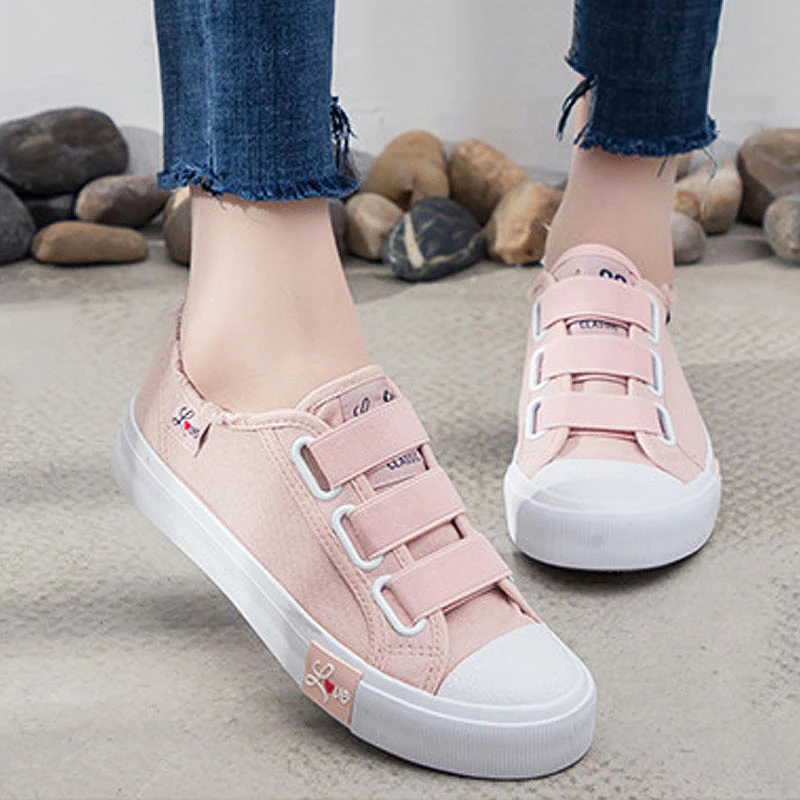 2019 Fashion Sneakers Women zapatos de mujer Plus Size Women Vulcanize Shoes Solid Color Canvas Sewing Hook&Loop Women Sneakers
2019 Fashion Sneakers Women zapatos de mujer Plus Size Women Vulcanize Shoes Solid Color Canvas Sewing Hook&Loop Women Sneakers