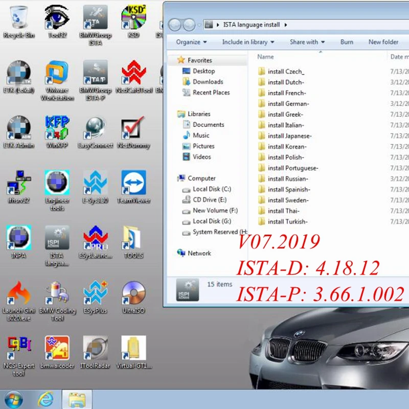 Icom Next A2+B+C V07.2019 software for BMW ISTA D 4.18.12 Inpa ETK E-SYS NCS with Expert mode hard disk SSD/HDD Auto diagnosis
Icom Next A2+B+C V07.2019 software for BMW ISTA D 4.18.12 Inpa ETK E-SYS NCS with Expert mode hard disk SSD/HDD Auto diagnosis