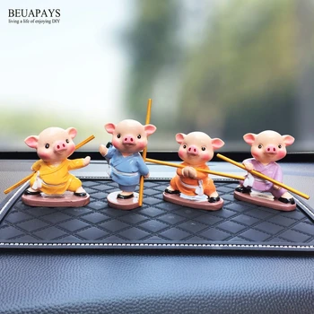 4pcs/set Resin figurines Kungfu Piggy Car Arrangement Party Favors home decoration accessories bonsai Bajie Boxing and Dancing
4pcs/set Resin figurines Kungfu Piggy Car Arrangement Party Favors home decoration accessories bonsai Bajie Boxing and Dancing