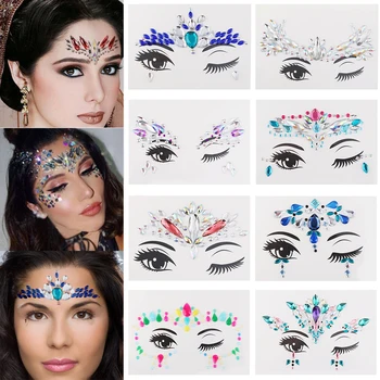 1Pcs Temporary Tattoo Face Jewelry Gems Rhinestone Decoration Party Makeup Body Shining Festival Flash Tattoos Body Art Stickers
1Pcs Temporary Tattoo Face Jewelry Gems Rhinestone Decoration Party Makeup Body Shining Festival Flash Tattoos Body Art Stickers
