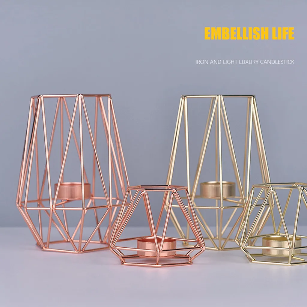 candle holders wedding decorations Nordic Style Wrought Iron Geometric Candle Holders Home Decoration Metal Crafts K710
candle holders wedding decorations Nordic Style Wrought Iron Geometric Candle Holders Home Decoration Metal Crafts K710