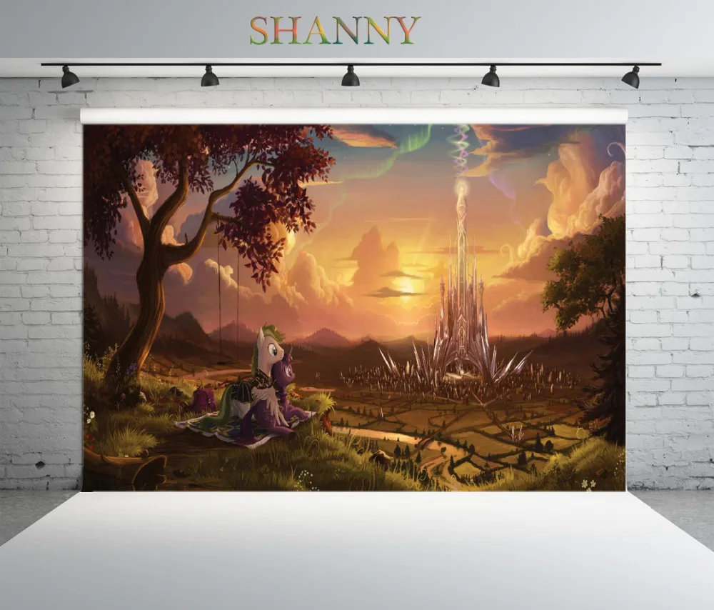 SHANNY Vinyl Custom Photography Backdrops Props My Little Pony theme Photo Studio Background ML-09
SHANNY Vinyl Custom Photography Backdrops Props My Little Pony theme Photo Studio Background ML-09
