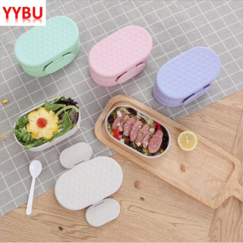 YYBU Wheat Straw Bento Box with Compartments Eco-friendly Heated Lunch Box for Kids Leakproof Microwavab School Food Bento Box
YYBU Wheat Straw Bento Box with Compartments Eco-friendly Heated Lunch Box for Kids Leakproof Microwavab School Food Bento Box