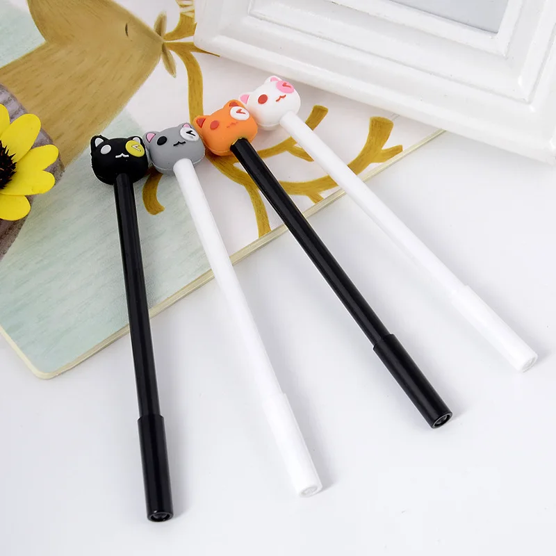 C40 creative cartoon pen cute lovely cat black ink pen stationery for students 0.5mm student supplies school supplies wholesale
C40 creative cartoon pen cute lovely cat black ink pen stationery for students 0.5mm student supplies school supplies wholesale