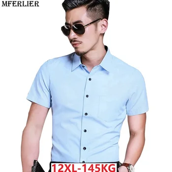 MFERLIER men summer shirts cotton formal short sleeve dress shirts 8XL 9XL 10XL 11XL 12XL plus size big 7XL twill blue white red
MFERLIER men summer shirts cotton formal short sleeve dress shirts 8XL 9XL 10XL 11XL 12XL plus size big 7XL twill blue white red