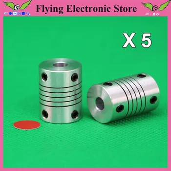 Free shipping, 5pcs Shaft Coupler 6mm to 10mm Flexible Coupling Stepper Motor Connector 6x10mm for CNC Motor D18 L25
Free shipping, 5pcs Shaft Coupler 6mm to 10mm Flexible Coupling Stepper Motor Connector 6x10mm for CNC Motor D18 L25