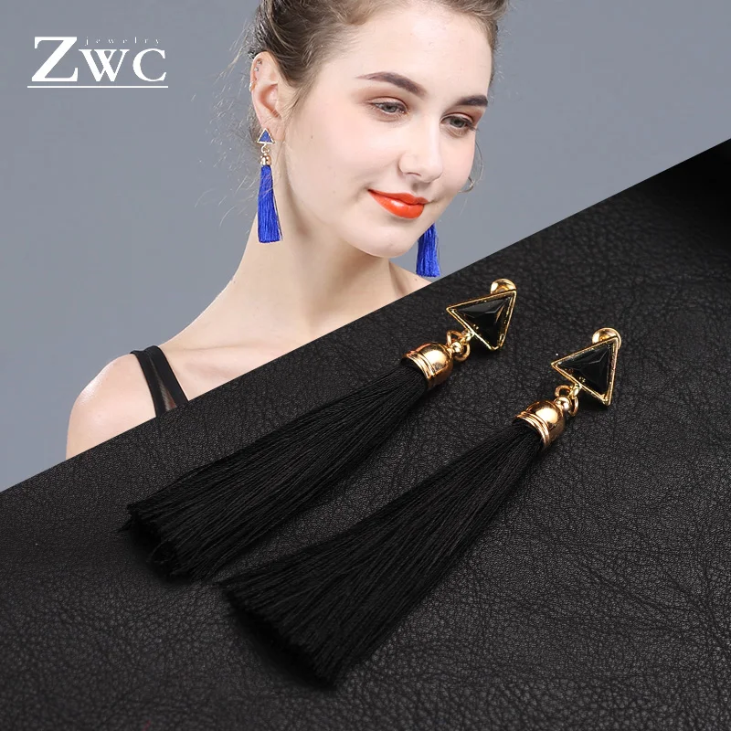 ZWC Fashion New Long Tassel Drop Earrings for Women Wedding Wholesale Vintage Ethnic Style Triangle Dangle Earring Jewelry Gift
ZWC Fashion New Long Tassel Drop Earrings for Women Wedding Wholesale Vintage Ethnic Style Triangle Dangle Earring Jewelry Gift
