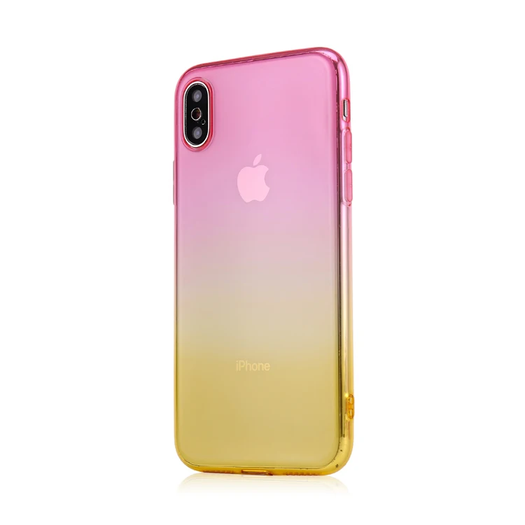 Luxury Brand For IPhone X Xr Xs Gradient Phone Case TPU Phone Back Cover For Apple Phone Simply Design For Iphone Xr Case Luxury Brand For IPhone X Xr Xs Gradient Phone Case TPU Phone Back Cover For Apple Phone Simply Design For Iphone Xr Case