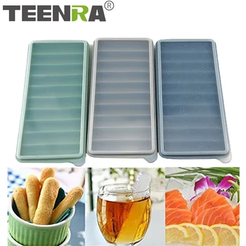 TEENRA 10 Finger Shape Silicone Ice Mold Multifunction Ice tray Cake Biscuits Chocolate Baking Kitchen Ice Mold Tools
TEENRA 10 Finger Shape Silicone Ice Mold Multifunction Ice tray Cake Biscuits Chocolate Baking Kitchen Ice Mold Tools
