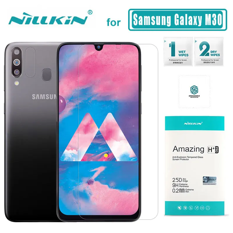 Фото For Samsung Galaxy M30 Glass Nillkin 9H+ Pro 2.5D Tempered Screen Protector Ultra-thin for Nilkin | Мобильные телефоны и