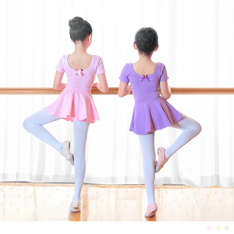 Girls Summer Short Long Sleeve Ballet Dance Costumes Split Two-piece Ballet Gymnastics Leotard Children's Practice Clothes D014
Girls Summer Short Long Sleeve Ballet Dance Costumes Split Two-piece Ballet Gymnastics Leotard Children's Practice Clothes D014