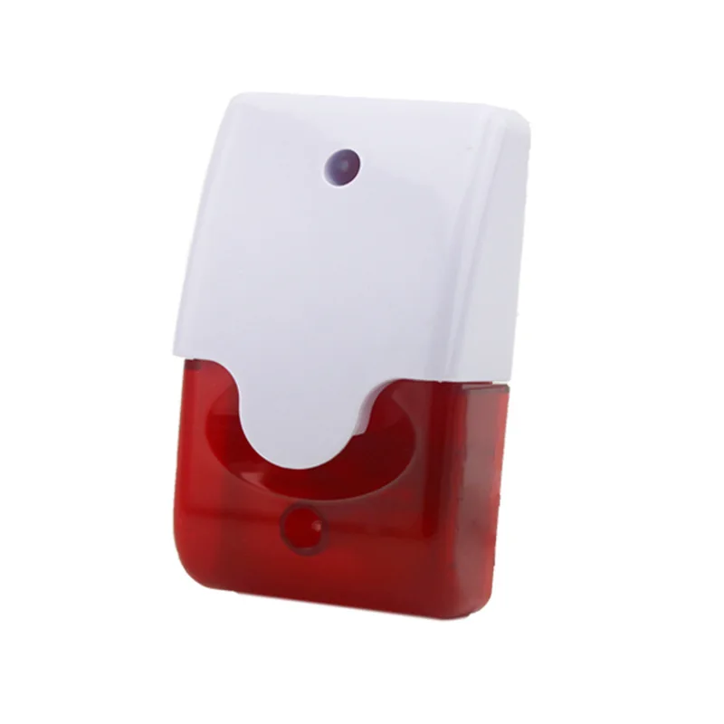 Mini Wired Strobe Siren Durable 12V Sound Alarm Strobe Flashing Red Light Sound Siren for Home Security Alarm System 115dB
Mini Wired Strobe Siren Durable 12V Sound Alarm Strobe Flashing Red Light Sound Siren for Home Security Alarm System 115dB
