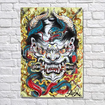 Ghost Skull Tattoo Art Poster Flag Banner Home Decoration Hanging flag 4 Gromments in Corners 3*5FT 144cm*96cm
Ghost Skull Tattoo Art Poster Flag Banner Home Decoration Hanging flag 4 Gromments in Corners 3*5FT 144cm*96cm